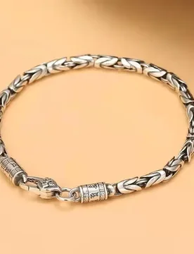 Vintage Peace Pattern Bracelet Couple Style Silver Tone Wristband Retro Personality Jewelry For Men Japanese Korean Style - Aliexpress - FashionsVida