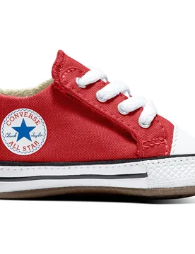 Zapatillas casual de bebés Chuck Taylor All Star caña media lona con cierre adherente Cribster Canvas Color - Converse - FashionsVida