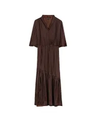 Maxivestido marrón 34