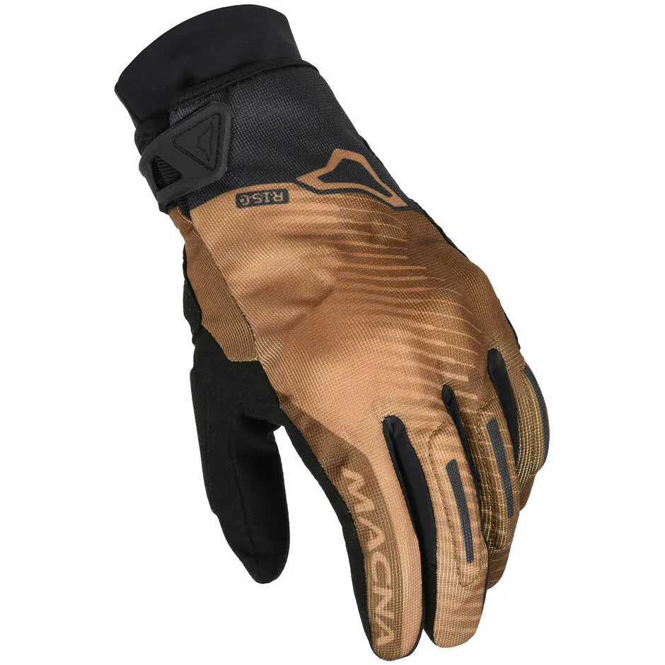 Guanti Moto Crew RTX Nero taupe taglia 2XL - Macna - FashionsVida