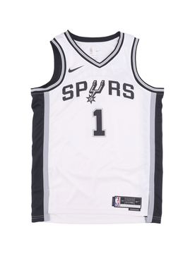 Canotta Basket Uomo Nba Association Edition 2022 Dri-fit Swingman Jersey No 1 Victor Wembanyama Sanspu White