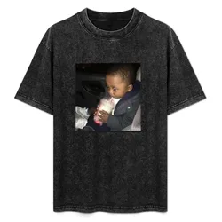 Worried baby T-Shirt Plus Size Summer Short Sleeve T-Shirt