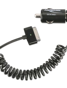 USB Kfz-Ladegerät & Apple®-Spiralkabel 2.1A Default Title adult