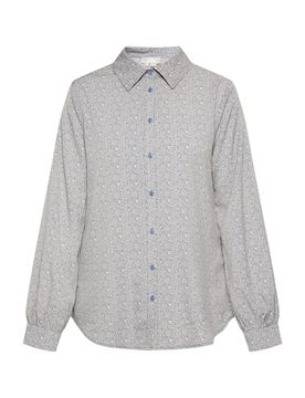 Usha Blusa genciana / offwhite