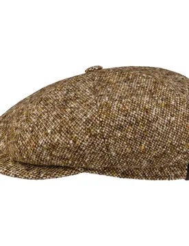 Hatteras Donegal Tweed Cap by - brown - Female - Size: 58 cm - Stetson - FashionsVida