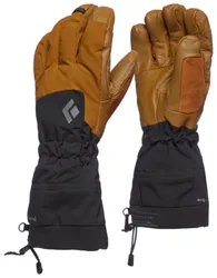 Gants d'alpinisme en PrimaLoft® - Soloist Gloves Dark Curry en Cuir - Taille M - Marron