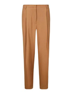 Pantaloni dritti marroni