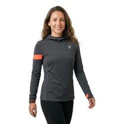 Felpa Blondie Medium Grey / Neon Coral L