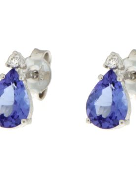 Orecchini Donna Promesse Diamanti Tanzanite OG75TANZ