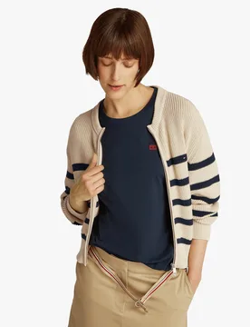 Gilet zippé en coton - Tommy hilfiger - FashionsVida