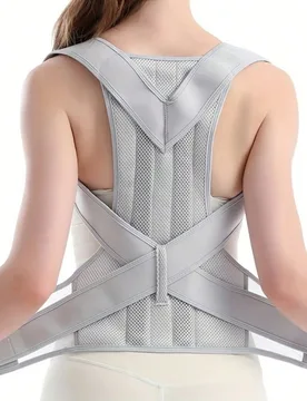 Cinturón de Soporte Lumbar Ergonómico – Soporte Elástico Ajustable, Tela Transpirable, Lavable a Mano, Corrector de Postura Unisex, Medicina Depo - Shein - FashionsVida