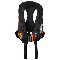 Kappa Auto 180n Hammar Ma1 Double Crotch Inflatable Life Jacket Black One Size unisex