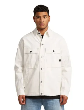 Camicia Overshirt D2662-e506 Ecru XL