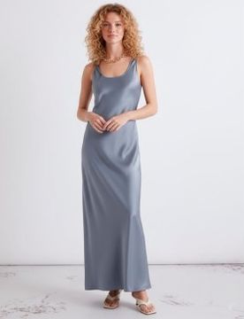 Para mujer. 2613221211200 Vestido Millovale (38), Fiesta, Poliéster, Sin mangas / Tirantes