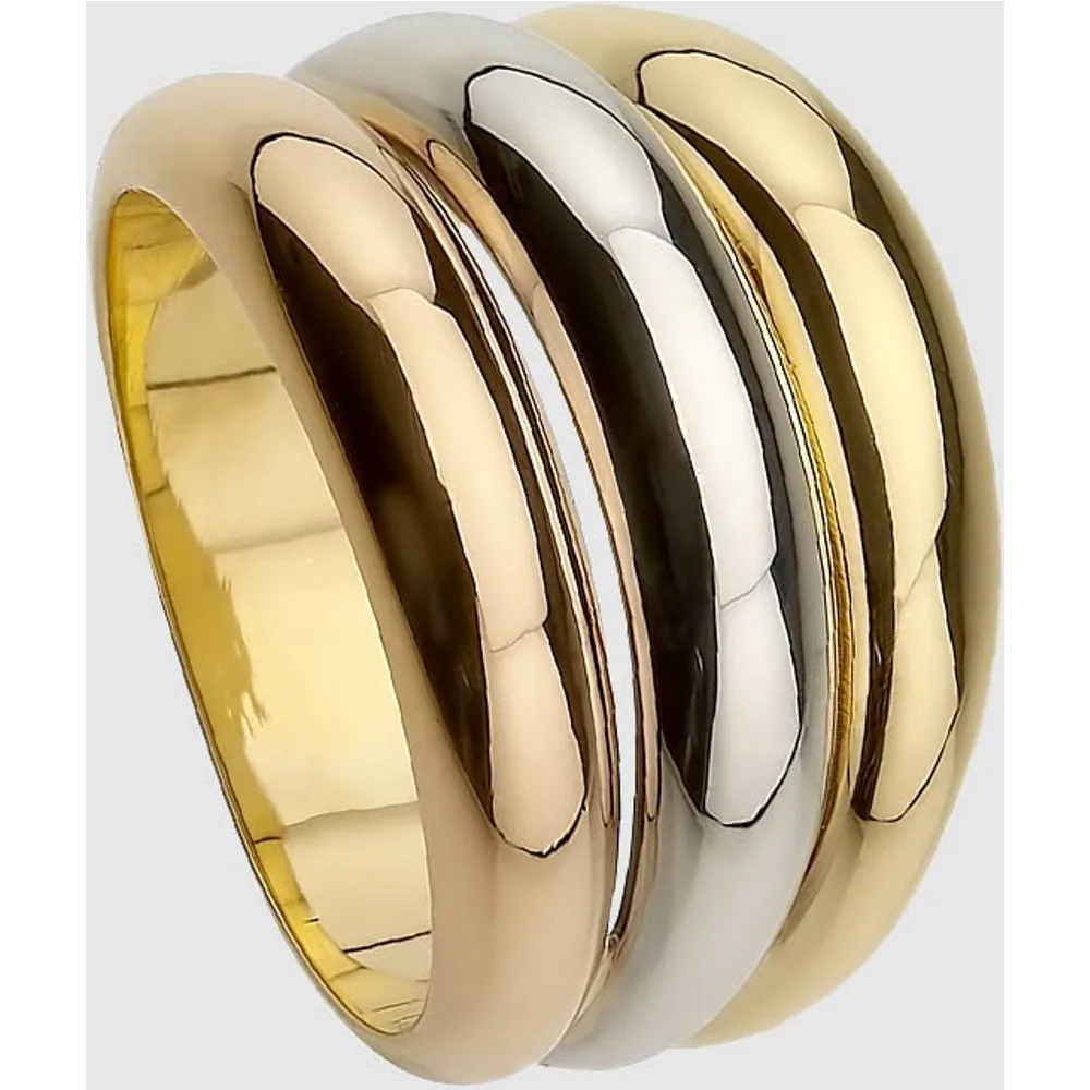 Anillo de oro tricolor - El Corte Inglés - FashionsVida