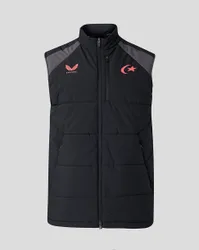 Saracens Unisex 2026/27 Training Gilet - Black BLACK/GREY 2XL unisex