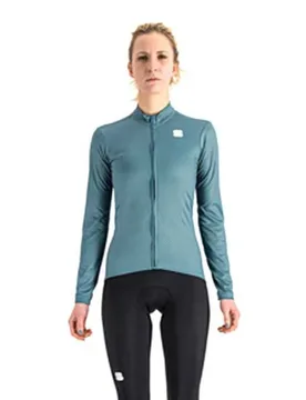 Maglia A Maniche Lunghe Bodyfit Pro Thermal Blue / Orange - Sportful - FashionsVida