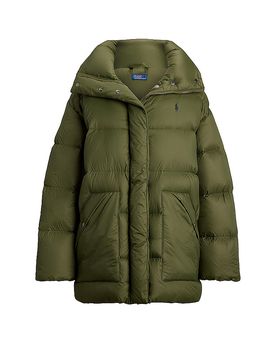Chaqueta de plumas oliva M