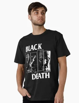 Black Death (Nosferatu) Scary halloween Gift t shirt Scream film Graphic clothes 100% cotton printed All size tops S-6XL - Aliexpress - FashionsVida