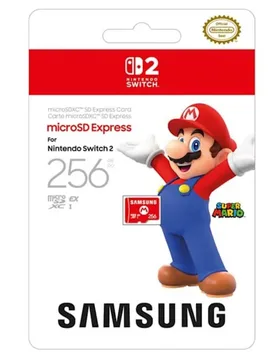 Hw Carte Sd Switch 2 Samsung Micro Sd Express 256gb Red One Size unisex - Nintendo - FashionsVida