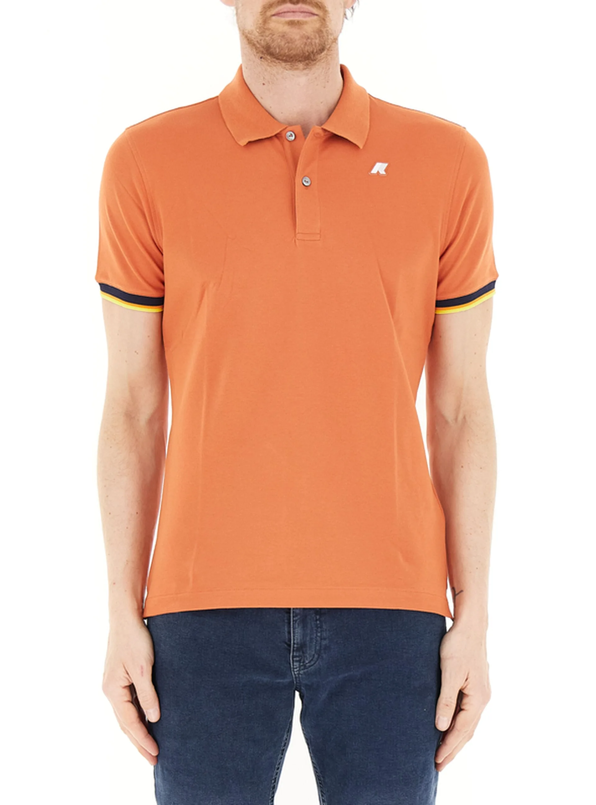 Polo maniche corte ARANCIONE XL - K-way - FashionsVida