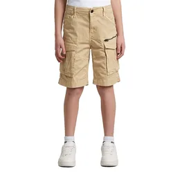 Short Cargo Rovic Zip D29810-01 Dark Brick 14 Années Garçon