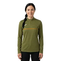 Felpa Con Mezza Zip Record Iii Khaki L