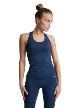 T-shirt Sans Manches Tif Seamless Black Iris XS