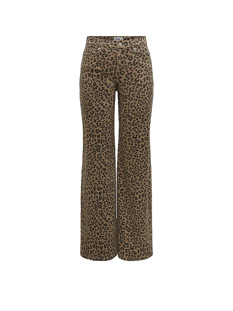 Jeans Wide Leg ONLMADISON marron clair M/L32 - Only - FashionsVida