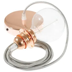 Cables Lampe Suspendue Pendel Pour Abat-jour Rm02 50 Cm Silver / Copper One Size