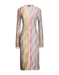 Vestido midi Mujer Rosa claro 38 Mujer