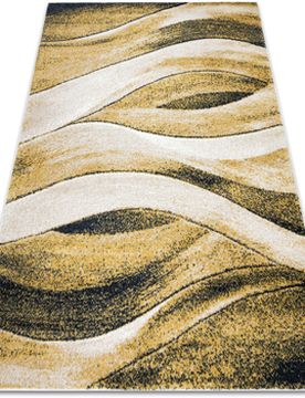 Teppiche Teppich Fusion 1617 Gelb / Creme - 120x170 Cm 120x170 Cm