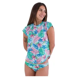 Rash Guard Manches Courtes Java Tropical Tdpl XS