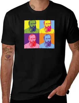 Russian Writer Pop Art Fyodor Dostoevsky design T-Shirt Minimal Art Print T-Shirt - Aliexpress - FashionsVida