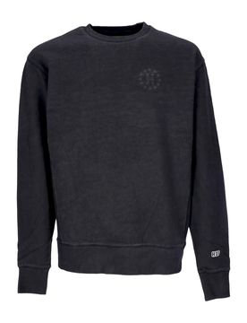 Felpa Girocollo Uomo 12 Galaxies Faded Crewneck Gun Metal