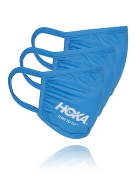 Face Mask (Pack of 3) in Blue, Size Small - HOKA - FashionsVida