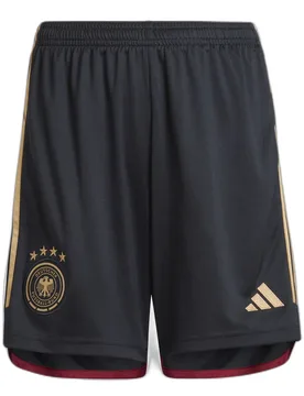 Shorts für Kinder – Auswärts Deutschland 2022/23 - Noir - male - Size: 7/8 ans - Adidas - FashionsVida