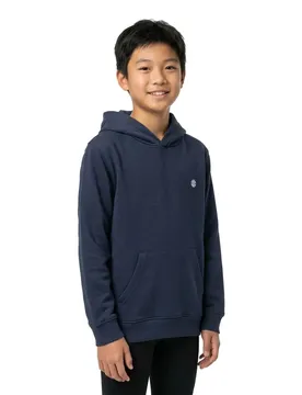 Felpa Con Cappuccio Icon Embroidery Eclipse Navy 14 Anni