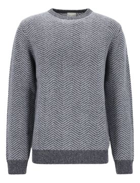 XXL PULLOVER CREW NECK D BLUE male