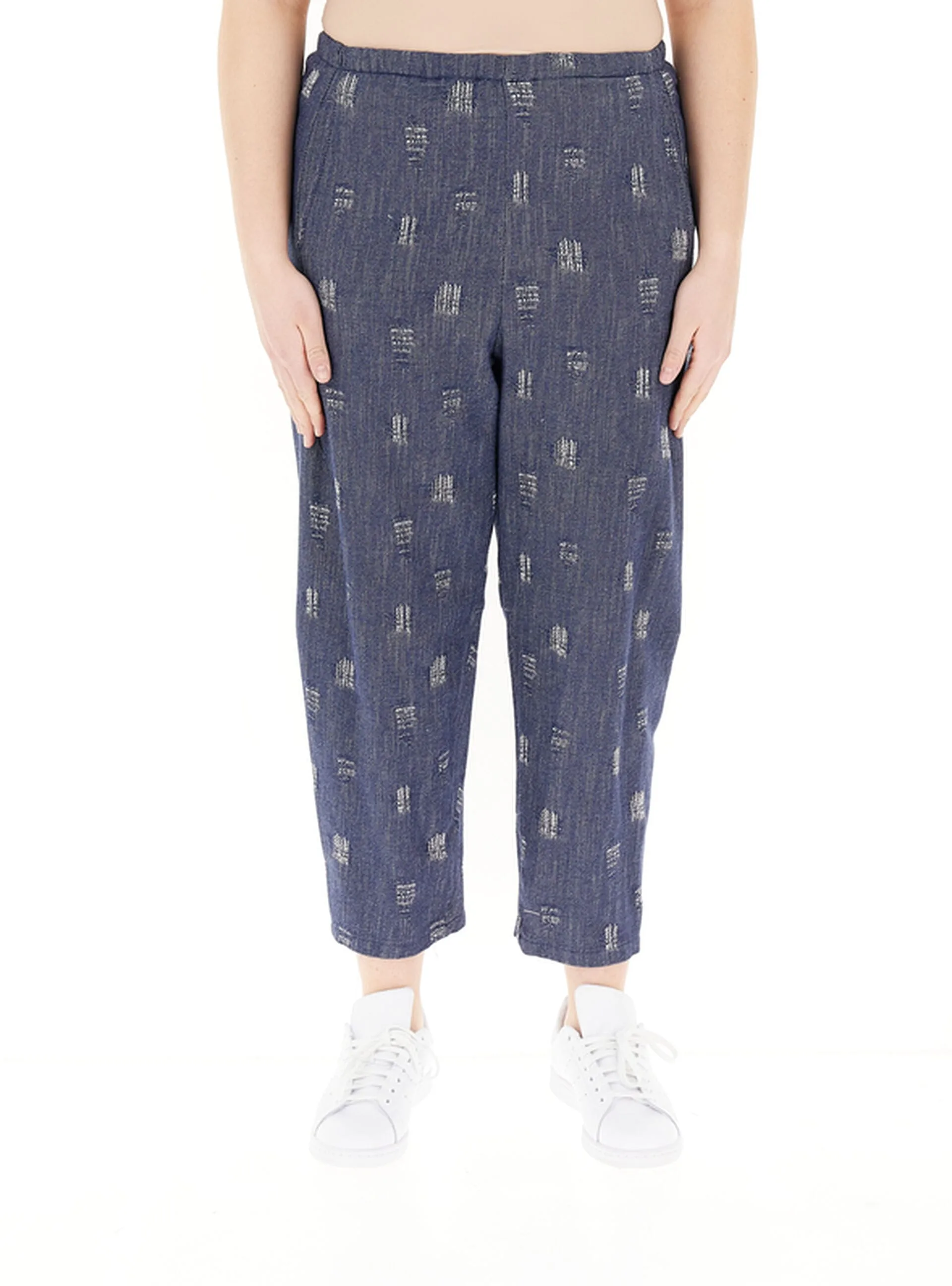 Pantalone in cotone BLU SCURO S - JURERE - FashionsVida