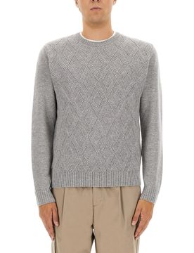 HERNO Diamond-pattern Sweater