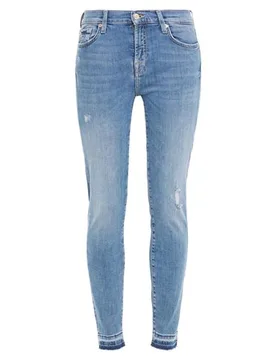 Jeanshose Damen Blau 24,25 Damen - 7 for all mankind - FashionsVida
