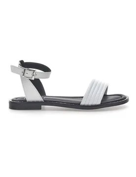 Sandali Flat 43877 Bianchi 38 - PRIMA RIGA - FashionsVida
