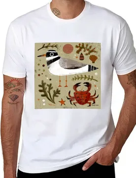 Plover and Crab T-Shirt t shirts for man cotton man t shirts for men casual T-Shirt - Aliexpress - FashionsVida