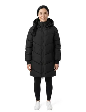 Cappotto Milja Padded Black Beauty 36