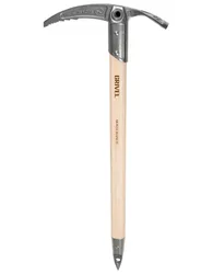Klassischer Eispickel für Gletscherwanderungen Monte Bianco Gold Größe 65 cm Beige