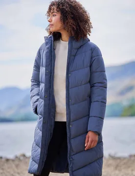 Alexia Womens Padded Jacket - Blue - Blue - Size: 14 - Mountain Warehouse - FashionsVida
