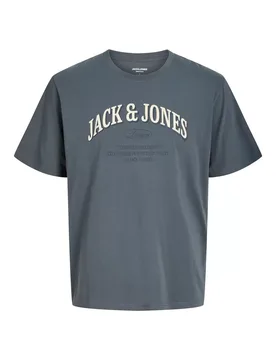 JJEDENVER LOGO TEE SS O-NECK SN ale - M - FashionsVida