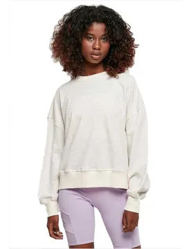 Sweat-shirt Oversized Rainbow Light grey XL - Urban classics - FashionsVida