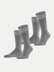 Falke Socken 2er-Pack Grau 39-42